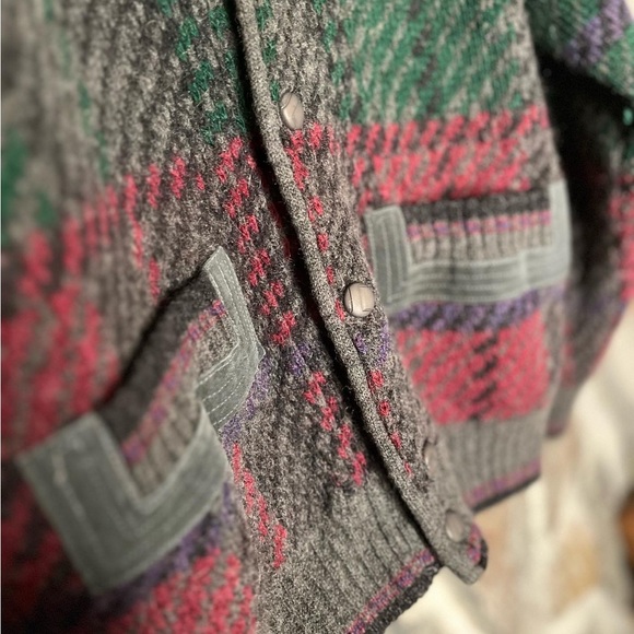 VINTAGE grandpa sweater/ cardigan - Picture 2 of 4